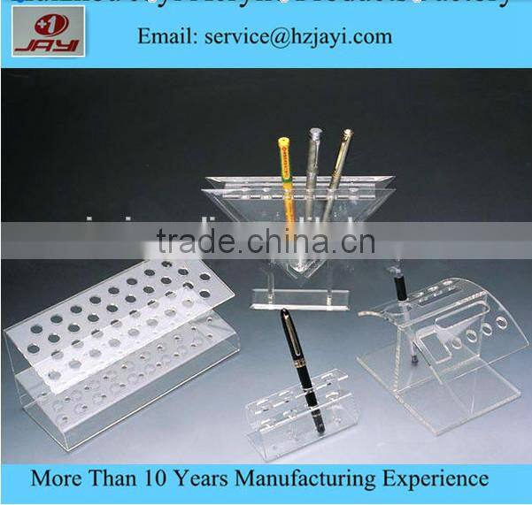 JYPH-006 Wholesale Acylic Pen Stand With Notepad/Pen Holder