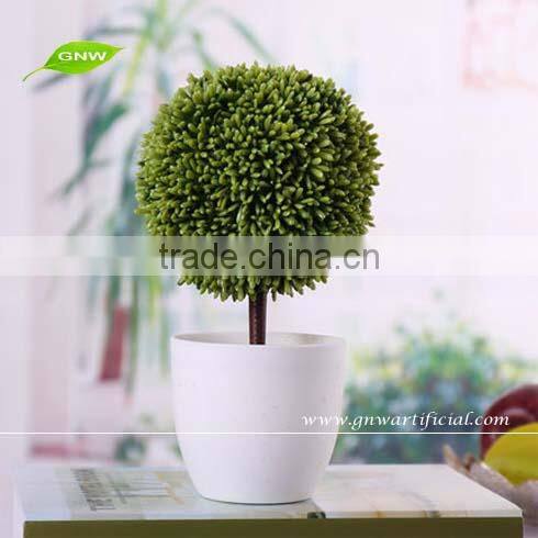 GNW GP024 Decorative Artificial Flower Centerpiece Plant Mini Plastic Bonsai Decking Tables