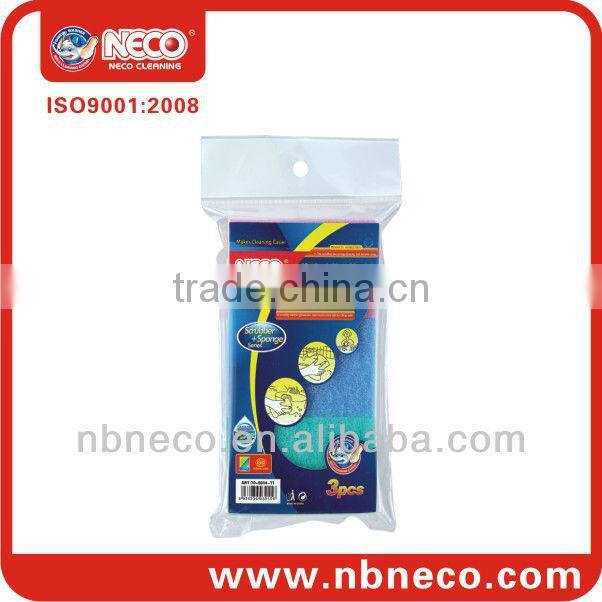 kitchen sponge pad with scrubber dish sponge