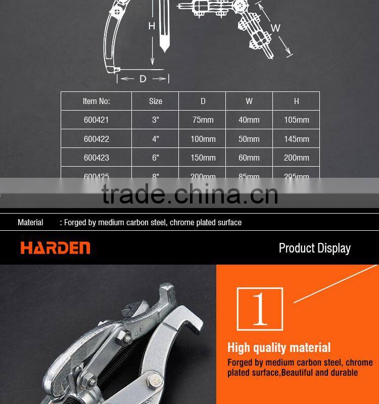 Professional 4" Carbon Steel Three Jaw Gear Puller Set