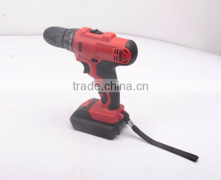 2016 new kraftwell cordless drill 18V LI-battery power tools