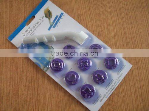 9 pcs fondant decorative punch set