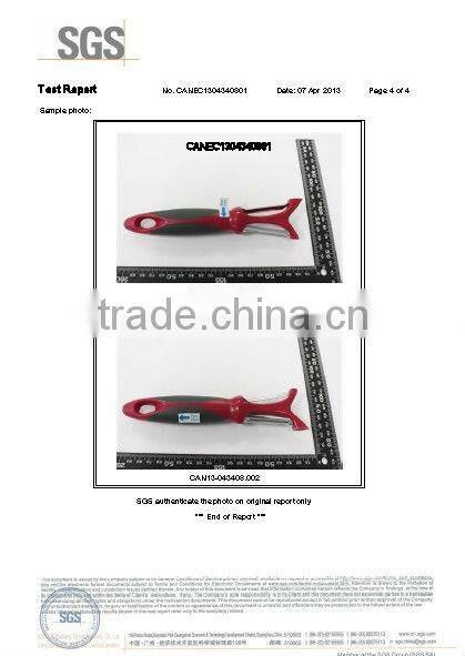 PE-0312 TPR Handle double blade peeler