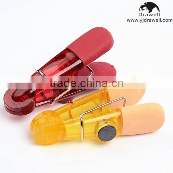 MC-8607 4 PC Assorted Colors Magnetic Chip Clips