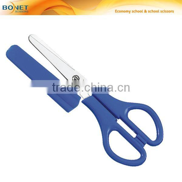 S71013 CE certificated 5" round tip practical and useful student scissors