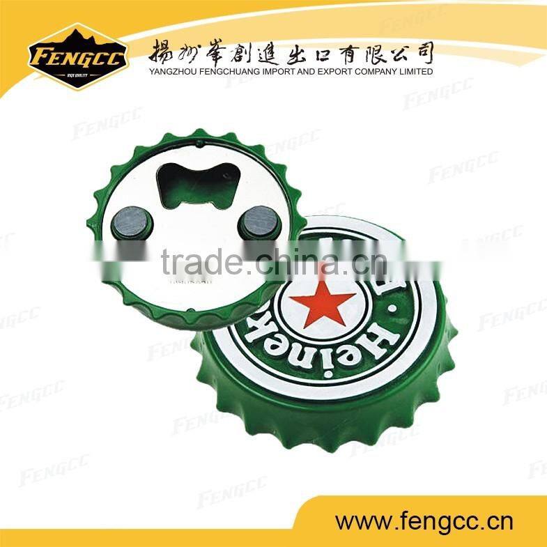 Promotion customized plastic magnet bottle opener for beer bottle