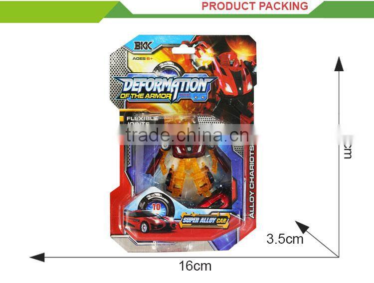 Wholesale children educational set transform metal toy cars