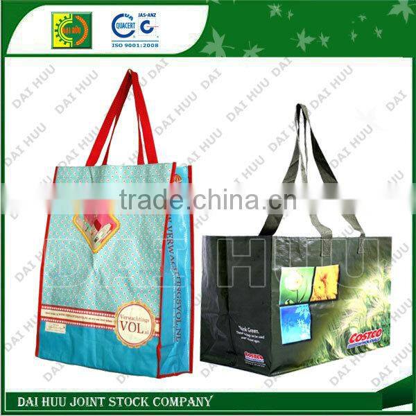 High quality laminated with BOPP woven shopping bag