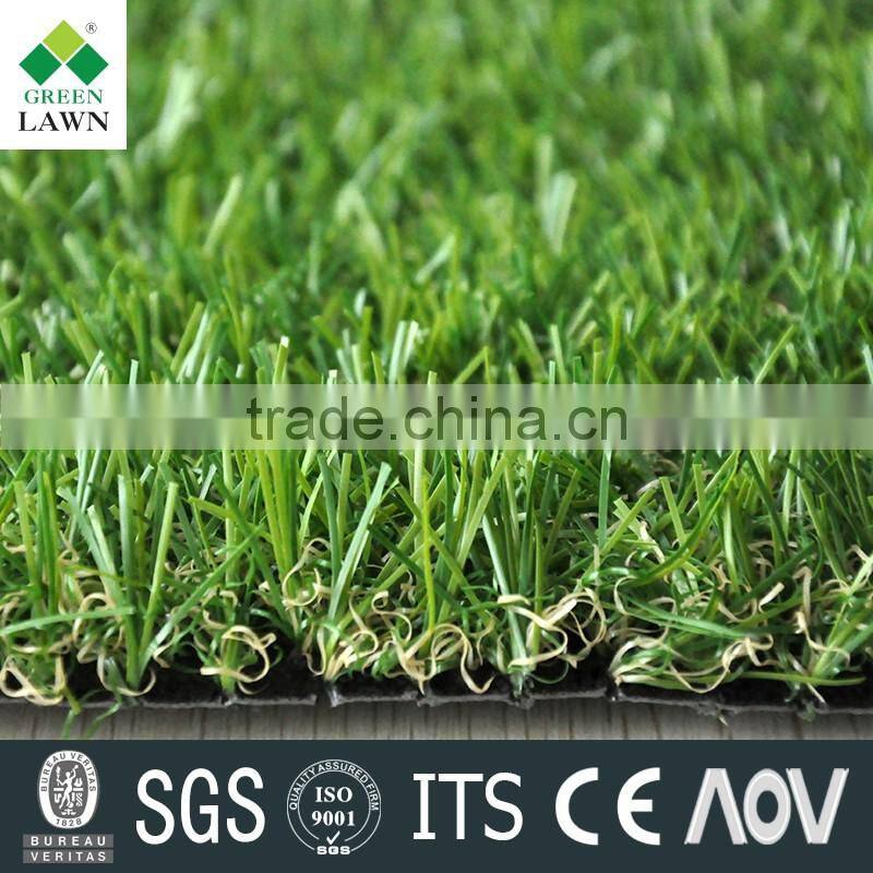 2017 Fake grass for garden landscaping 25mm thick
