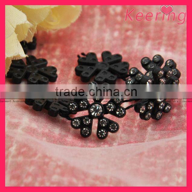 Wedding rhinestone and pearl trim Crystal rhinestone chain trim pearl trim WRC-176