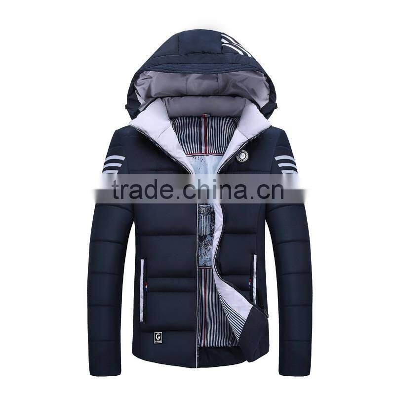Wholesale down fashion goose feather jacket for the winter jacket men 2016