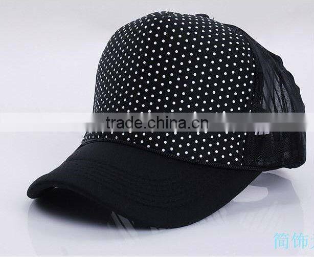 Printing mesh snapback hat adjustable 5 panel mesh trucker hat with adjustable snapback closure