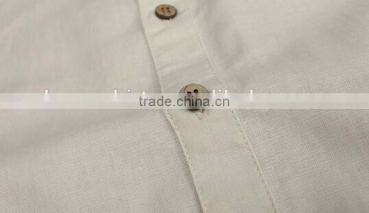 2016 men's long sleeve dress shirt , linen shirts