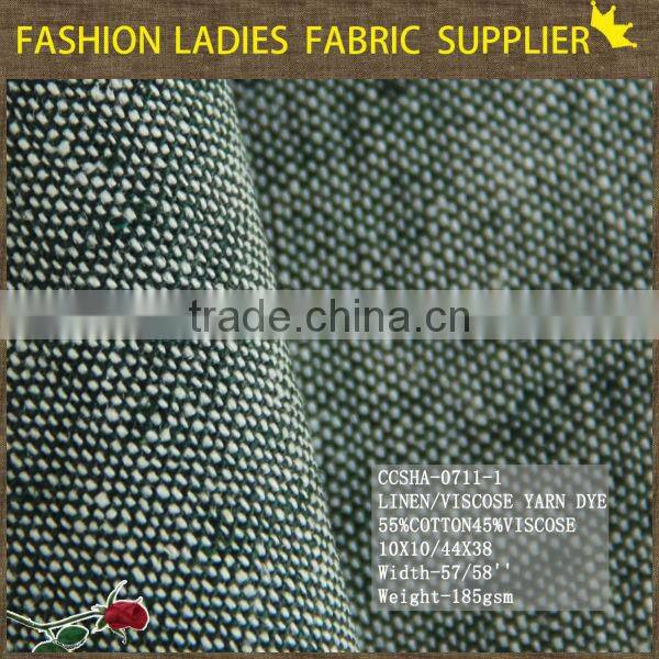 new fashion fabric, linen cotton fabric,linen fabric