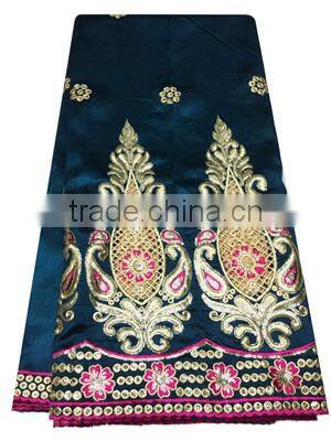 African George Lace Raw Silk George Fabrics Indian George Fabric First Lady 2015 GP0056-3