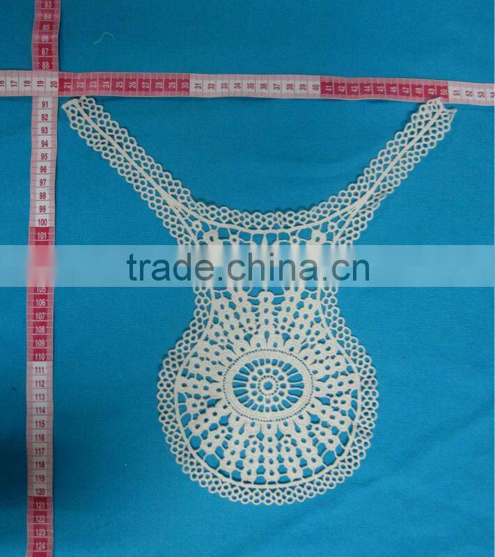 machine crochet cotton collar lace pattern