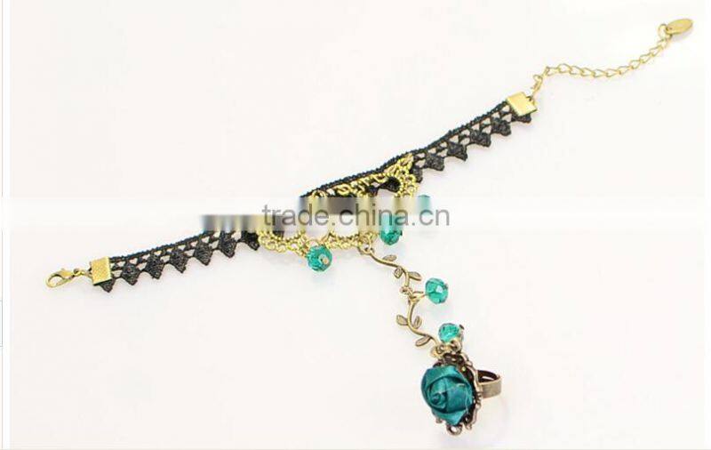 Hot sale South Korean jewelry antique lace diamond jewelry sets wholesale