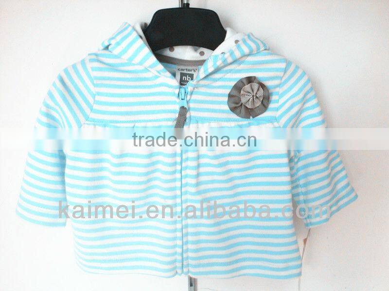 stripe children hoodies