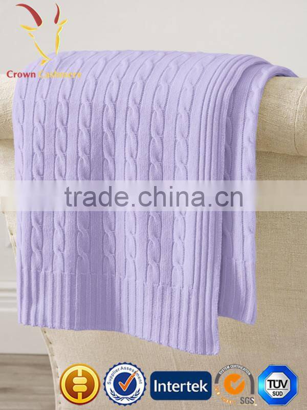 New style Kids Bright Colors Warm Cable Throw Blankets