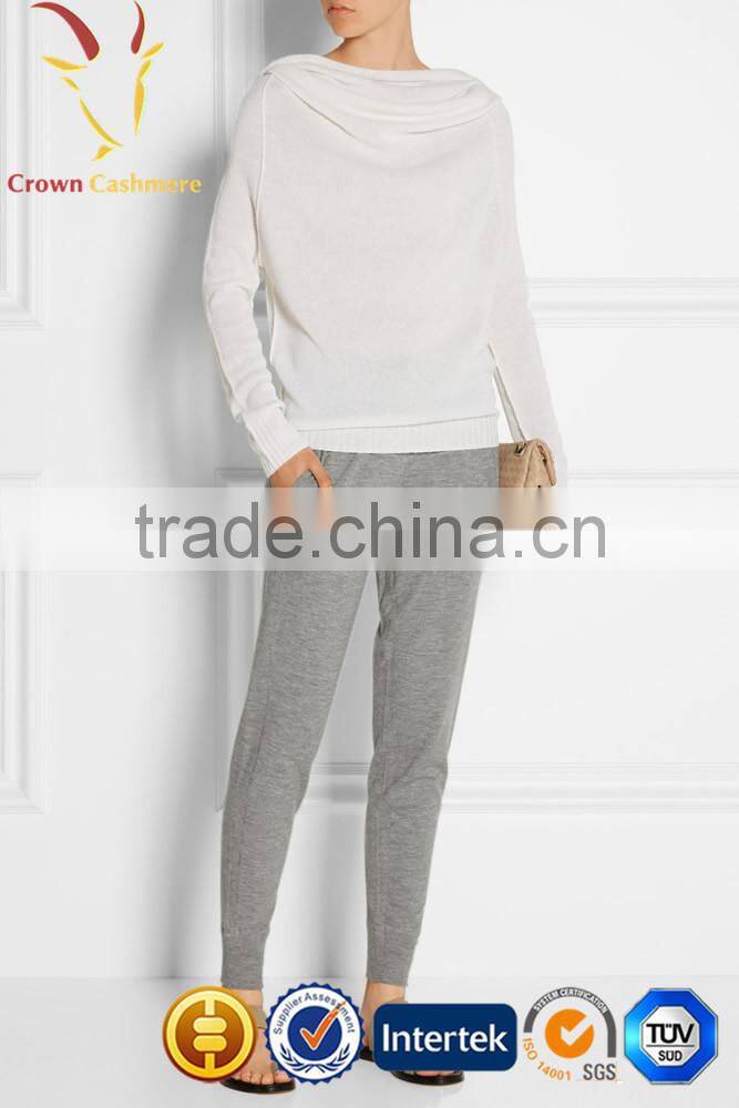 Custom Women Cashmere wool Jogging Trousers Wholesale