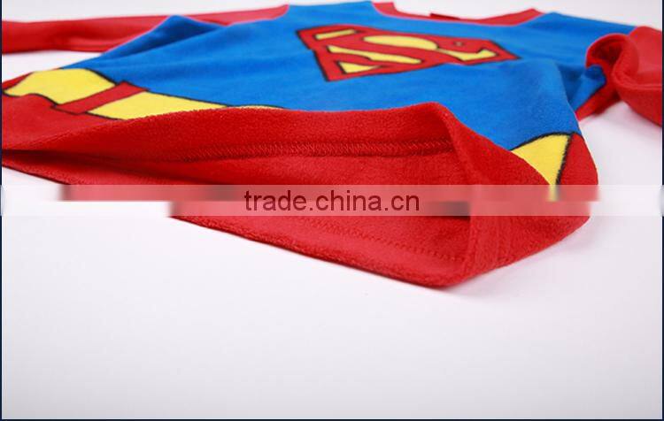 super man pajamas super soft fleece sleeping wear