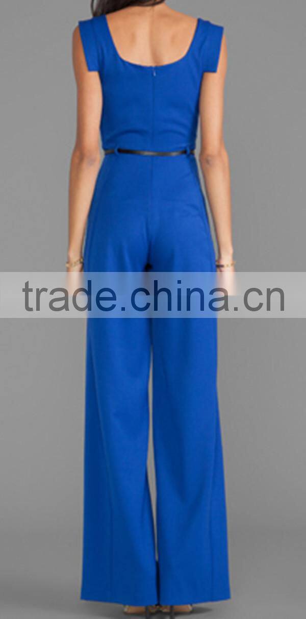 girls/ladies sexy Deep v-neck loose jumpsuits R0023