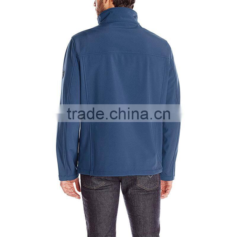 2017 most popular zipper outdoor cool men's softshell jacket