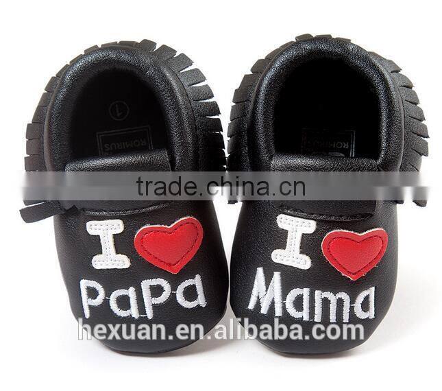 PU Baby Shoes Moccasins 29-Color Baby Boy Shoes Leather Baby Shoes Newborn Bebe Fringe Soft Soled Non-Slip Crib First Walker
