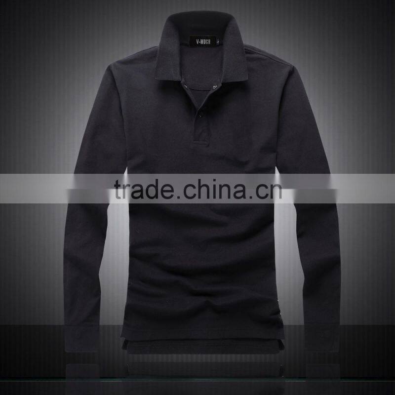 Professional polo shirts cotton polyester blend
