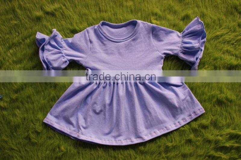 baby girl 3/4 sleeves shirts top fashion girl t shirt 100% knit cotton t-shirt girl