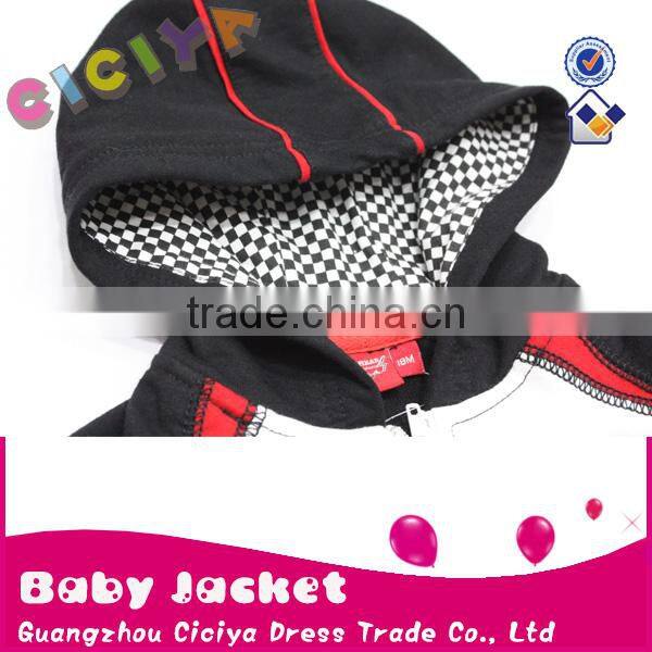 Cool cotton knitting baby boy hoody jacket