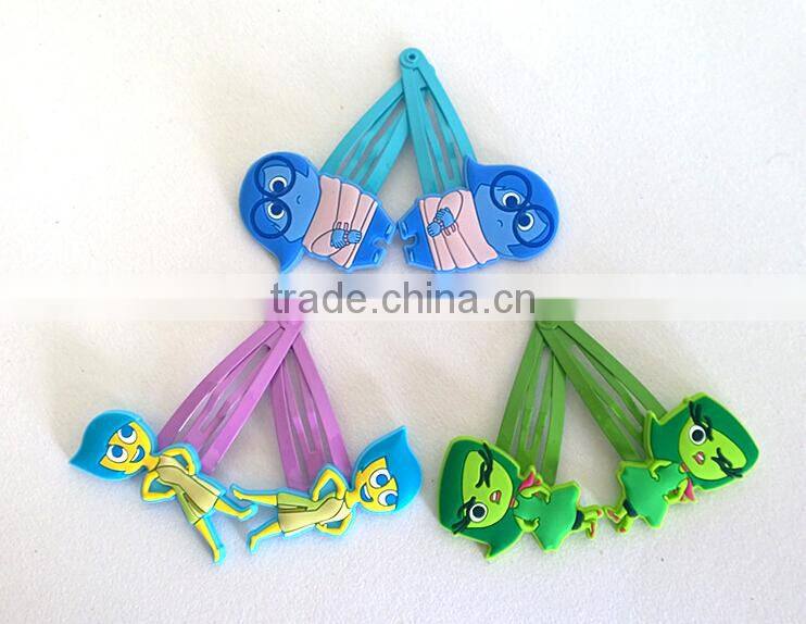 inside out cartoon characters decorative kids hairgrips