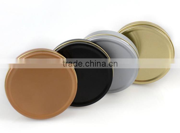 R18340H 80ml Round Tin can screw top sealed snack food gifts tin