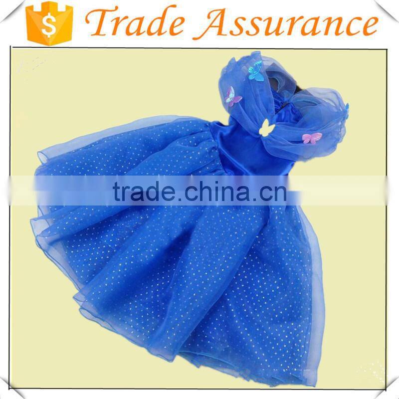 2015 Latest children party cinderella dresses for girls,Cinderella Costume Kids Party Fancy Dress For Children's Day