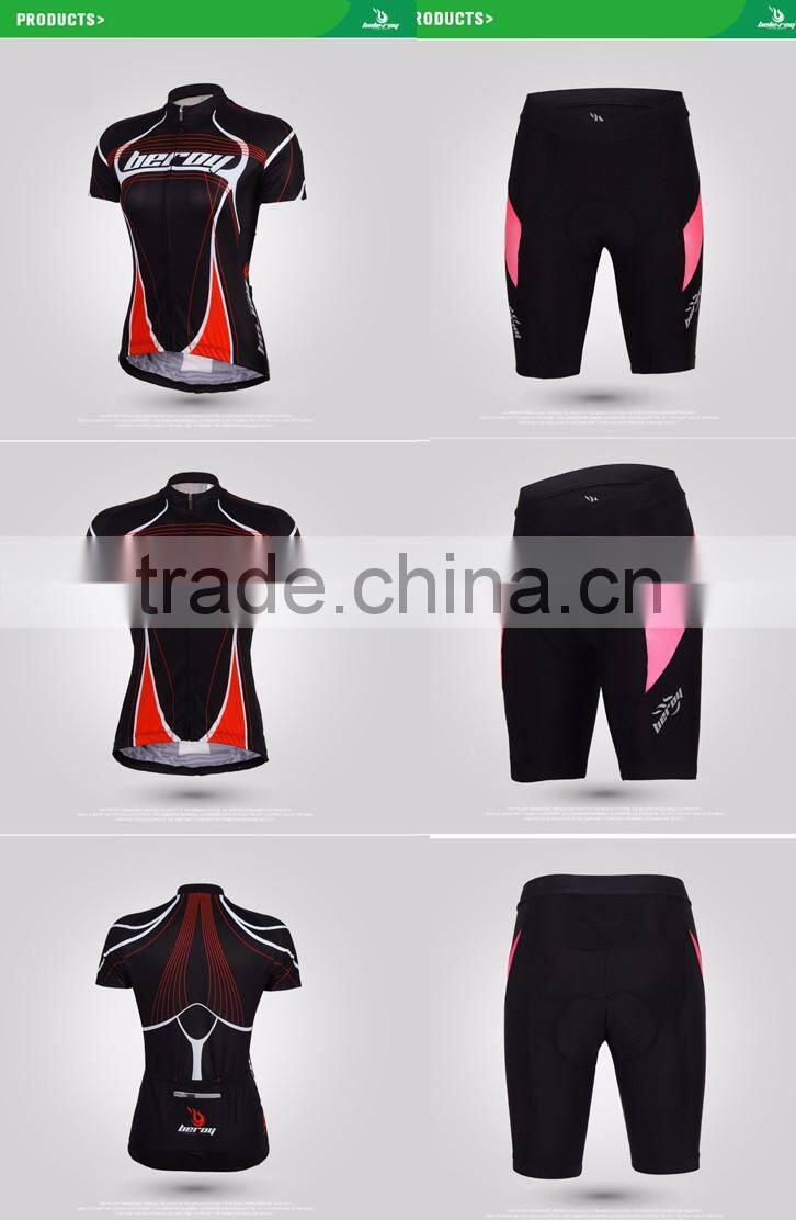 BEROY new arrivel cycling wear for woman,short sleeve cyclists clothes