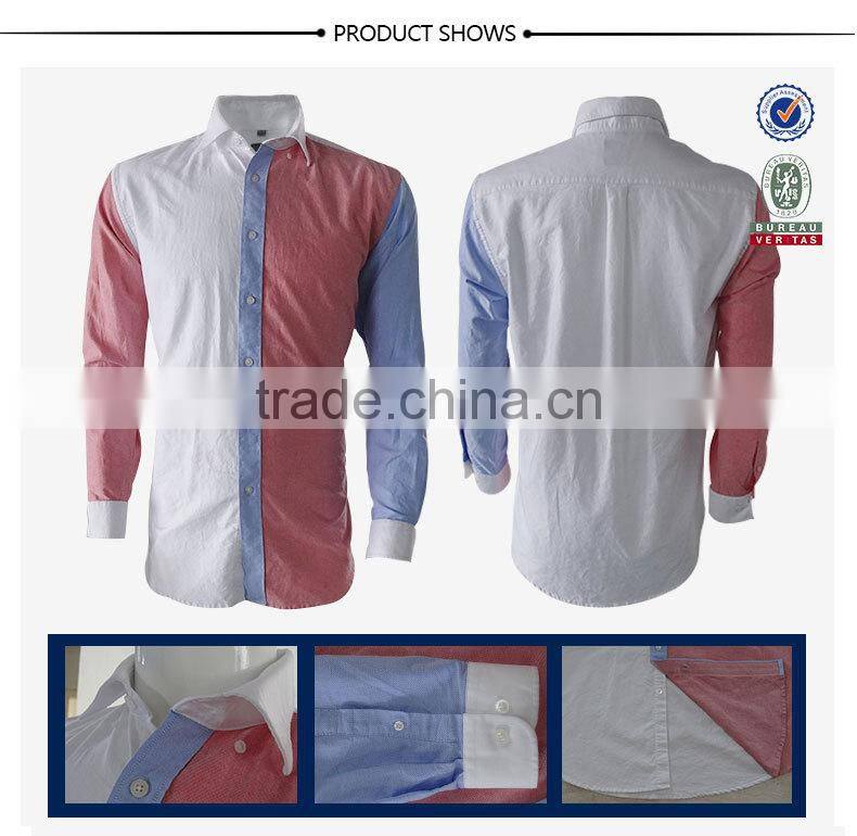 2017 slim fit flannel new model shirts for men with button down collar