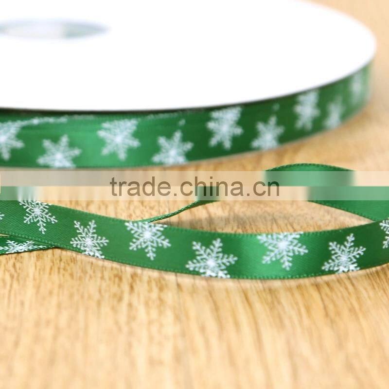 Decorative Halloween Printed Polyester Satin Ribbon