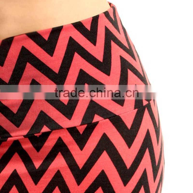 hot selling girls zig zag chevron pictures of long skirts