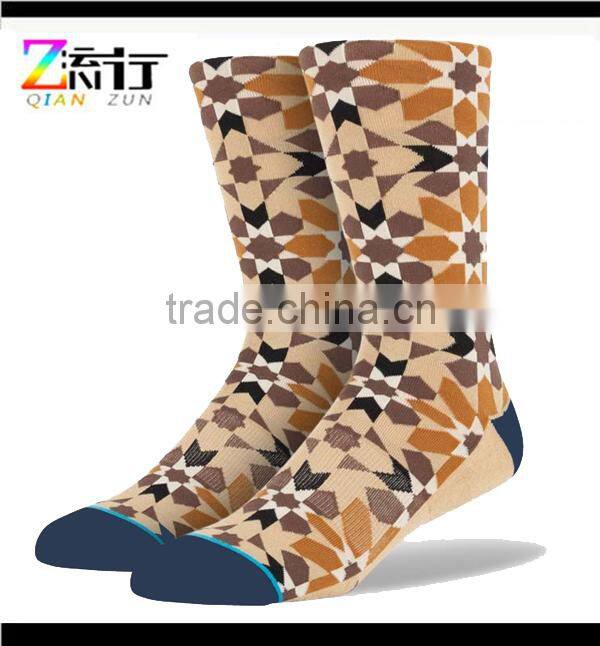 socks in china wholesale/printing custom socks/floral pattern socks