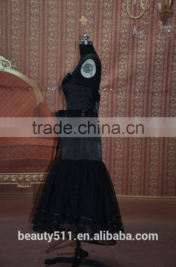 IN STOCK black Off-The-Shoulder sleeveless party dress short prom 16 dress evening dress SE03