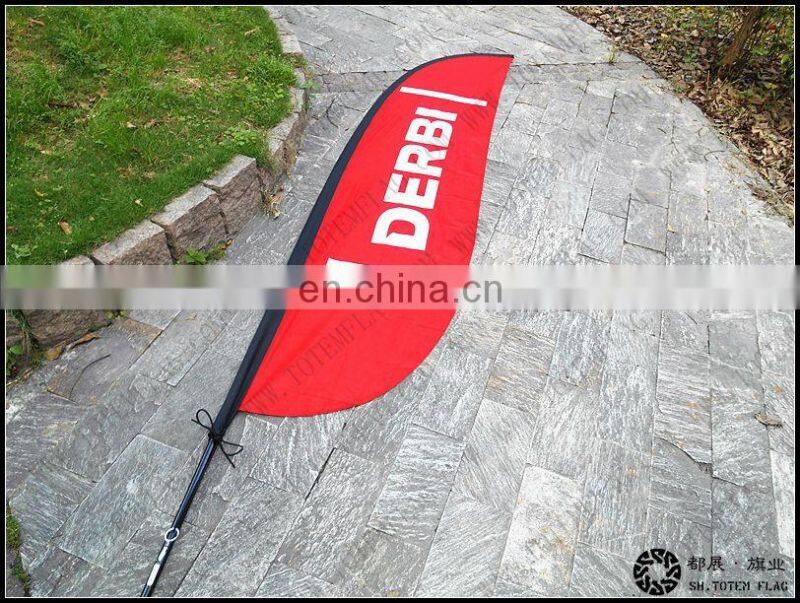 Can OEM or ODM Outdoor Advertising flying beach flag banner,teardrop feather flag, blade swooper beach flag