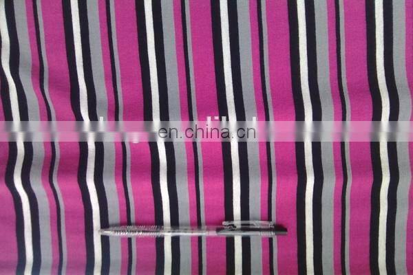 Winfar Textile Good Dyeing Ring Spun Rayon Yarn Dyed Stripe Viscose Knit Fabric