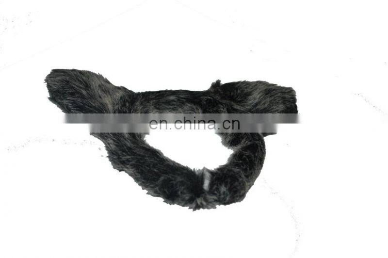 grary wolf-ears headband short fur wolf ears