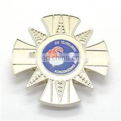 Diy your own small quantity metal custom logo soft enamel rhinestone lapel pin