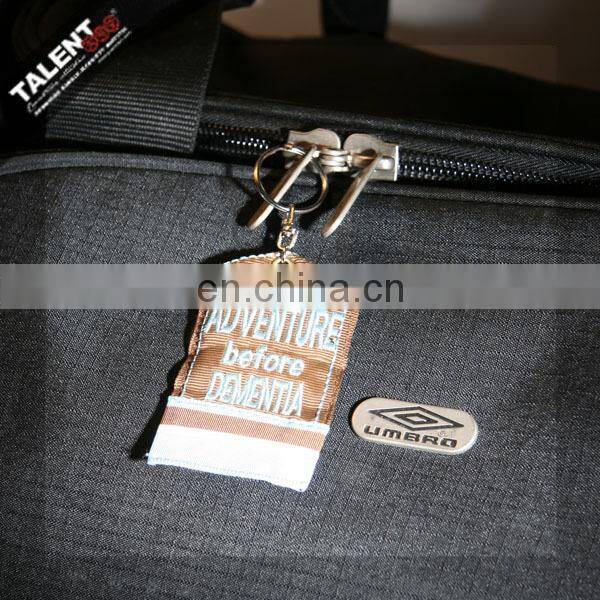 custom professional Embroidered name luggage bag tag for bags & suitcases