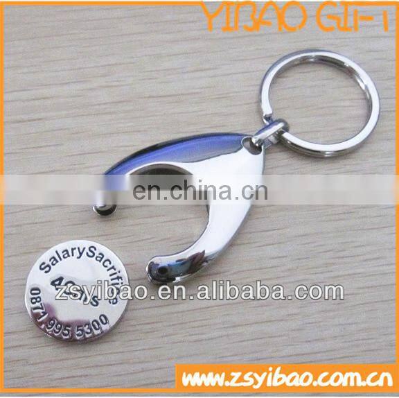 Custom trolley token keychain