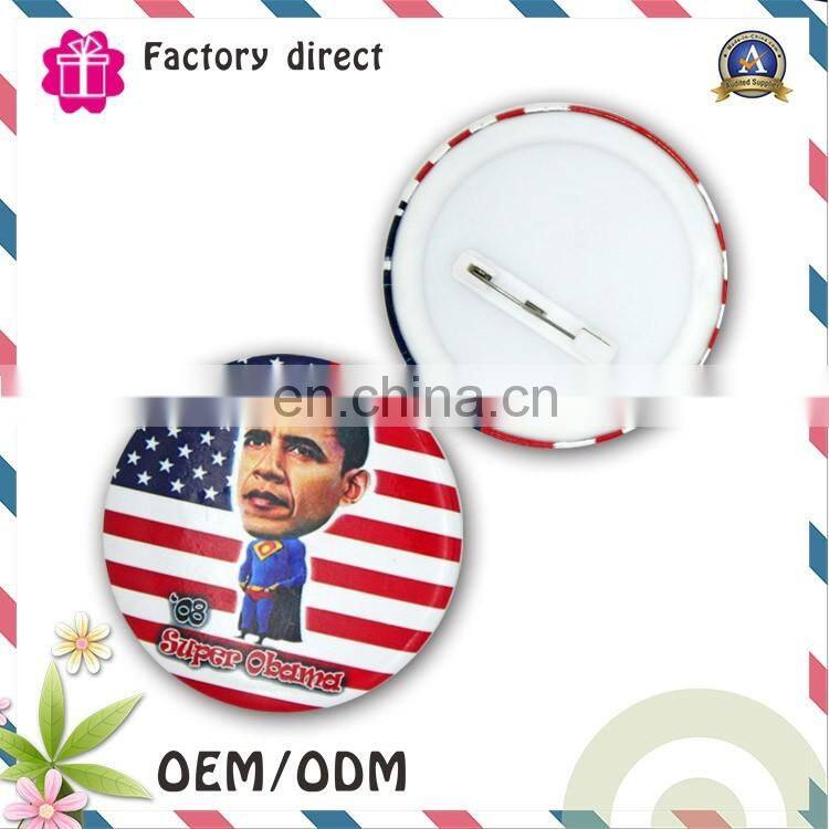 foshan factory pin button suit badges with logo