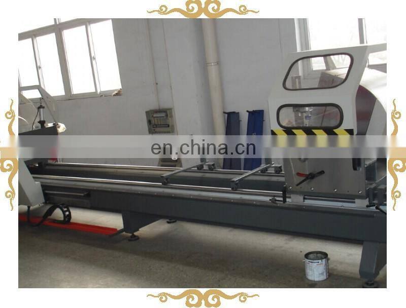 Aluminum window cutting saw machine, double head cutting saw machine