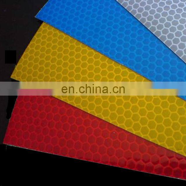 Rainbow Honeycomb Reflective Banner Vinyl Material For Inkjet Printing