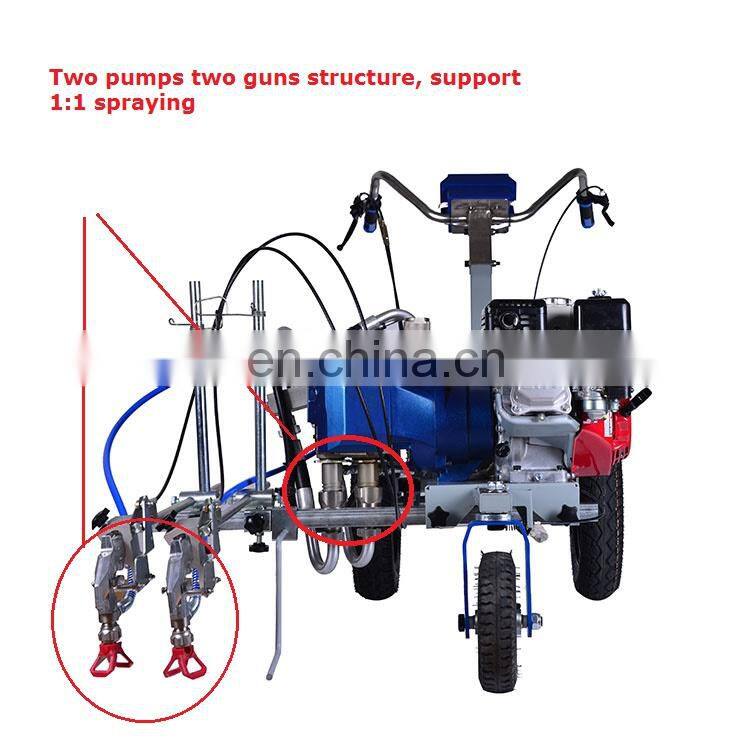 HB3400-II Two component road line marking airless paint sprayer machine